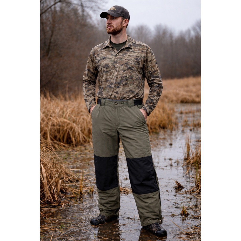 Cabela's Men 2XL Brush Guard Hunting Outdoor‎ Suspenders Pants Waterproof Cabela